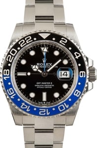 Rolex GMT-Master II Ref 126710 Batman Oyster