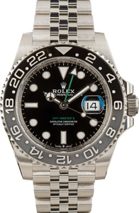 Pre-owned Rolex GMT-Master II ref 126710GRNR Jubilee