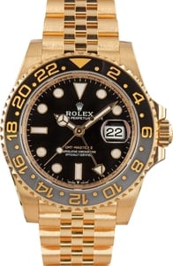 Rolex GMT-Master II Ref 126718 18k Yellow Gold Jubilee