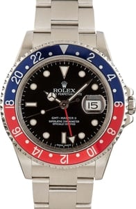 Men's Rolex GMT-Master II 16710 Pepsi Insert