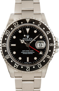 Used Rolex GMT-Master II ref 16710 Black Dial