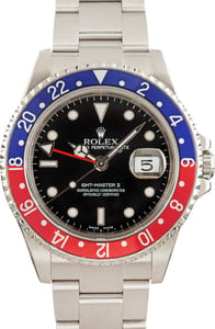 Pre-Owned Rolex GMT-Master II Ref 16710 Pepsi