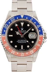 Men's Rolex GMT-Master II 16710 Pepsi Insert