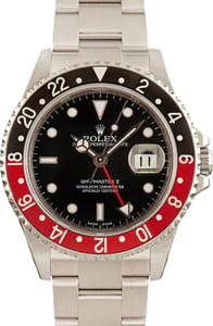 Used Rolex GMT-Master II Ref 16710 Red & Black Coke