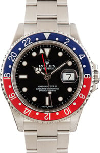 Pre-Owned Rolex GMT-Master II Ref 16710 Pepsi