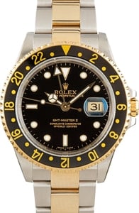 Men's Rolex GMT-Master II 16713 Black Dial