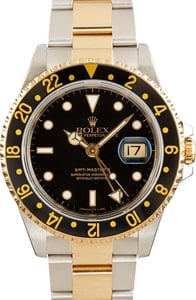 Men's Rolex GMT-Master II 16713 Black Dial