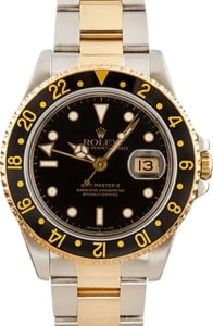 Men's Rolex GMT-Master II 16713 Black Dial