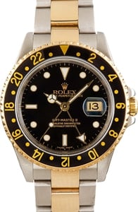 Men's Rolex GMT-Master II 16713 Black Dial