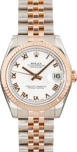 Rolex Mid-Size Datejust 178271 Two Tone Everose