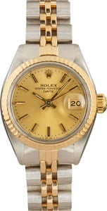 Ladies Rolex Date 6917 Champagne Dial