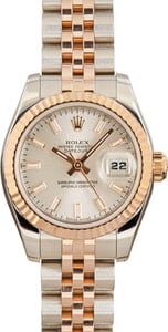 Rolex Lady Datejust 179171 Silver Dial