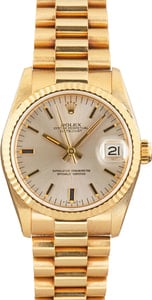 Rolex Datejust 31 68278 18k Gold