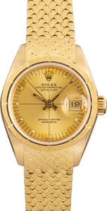 Lady Rolex Datejust 69008 18k Yellow Gold