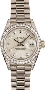 Ladies Rolex Datejust 69159 Silver Dial