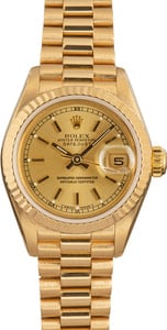 Ladies Rolex Datejust 6917 Champagne Dial