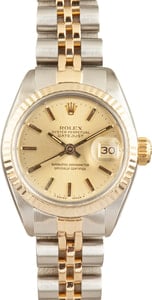 Lady Rolex Datejust Ref 6917 Champagne Dial