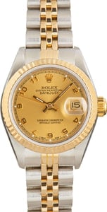 Lady Rolex Datejust 69173 Champagne Dial