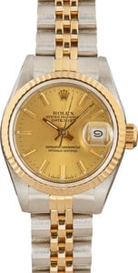 Pre-Owned Ladies Rolex Datejust 69173 Champagne Dial