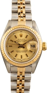 Datejust Ladies Rolex 69173 Champagne Dial