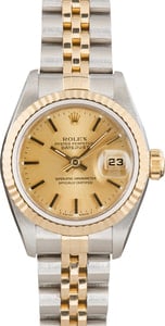 Ladies Rolex Datejust 69173 Champagne