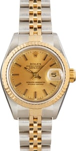 Pre-Owned Rolex Datejust 69173 Champagne