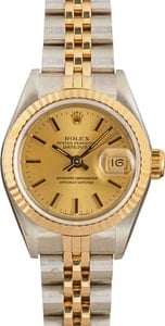 Pre-Owned Rolex Datejust 69173 Champagne