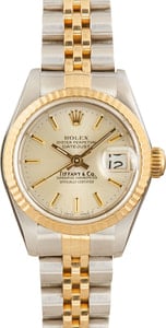 Lady Rolex Datejust 69173 Tiffany & Co. Dial