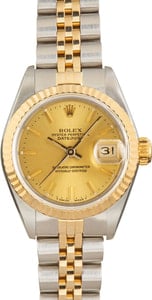 Lady Rolex Datejust Ref 69173 Two Tone