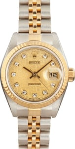 Lady Rolex Datejust 79173 Champagne Jubilee Diamond Dial