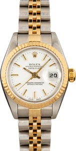 PreOwned Rolex Datejust 79173 White Index Dial