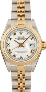 Used Rolex Datejust 79173 White Roman Dial