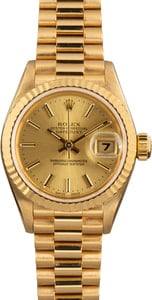 Rolex Datejust 79178 18k Yellow Gold