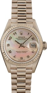 Used Ladies Rolex Datejust 79178 Pearl Dial