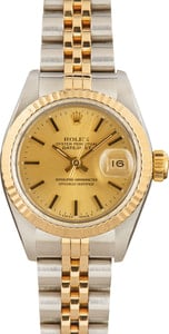 Datejust Ladies Rolex 69173 Champagne Dial