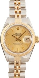 Ladies Rolex Datejust 69173 Champagne