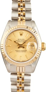 Ladies 26MM Rolex Datejust 69173 Champagne