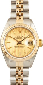 Womens Rolex Datejust 69173 Tapestry Dial