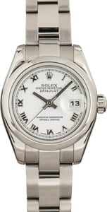 Ladies Rolex Datejust 179160 White Dial