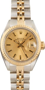 Ladies Rolex Datejust Ref 6917 Champagne Dial