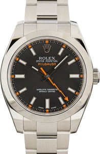 Rolex Milgauss Ref 116400 Black Dial