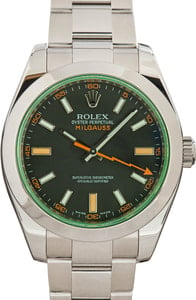 Rolex Milgauss Green Anniversary 116400V