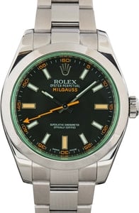 Rolex Milgauss Green Anniversary 116400V