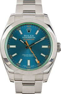 Rolex Milgauss Green Crystal 116400GV