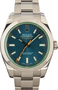 Milgauss Rolex 116400 Blue