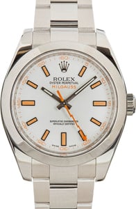 Rolex Milgauss 116400 White Dial