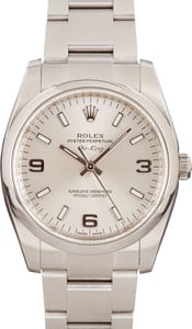 Rolex Oyster Perpetual 114200 Silver Dial