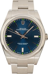 Rolex Oyster Perpetual ref 114300 Blue Dial