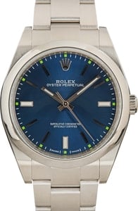 Rolex Oyster Perpetual ref 114300 Blue Dial