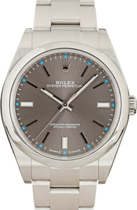 Rolex Oyster Perpetual 114300 Rhodium